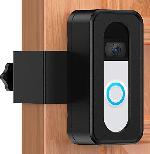 Anti-Theft Video Doorbell Mount, No-Drill Mounting Bracket for Apartment Renters Home Office Room, Fit for Most Kind Brand of Video Bell (Easy to Install)