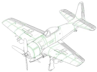Hobbyboss 1:72 - F8F-2 Bearcat