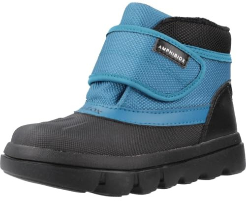 Geox Boys' B Willaboom Boy B Ab Ankle Boot, Petrol Blue, 7.5 UK