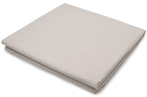 PAINTERSISTERS® 10,5 m² Maltuch – Leinwand ungrundiert, 210cm x 5 METER Rohgewebe 300g (15 oz)/m² aus 100% Baumwolle, zum Bespannen von Keilrahmen, Malgrund Raw Cotton