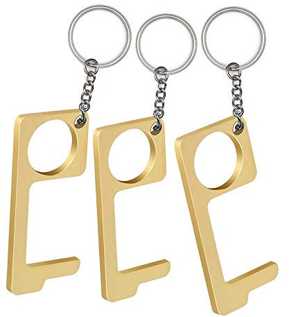 ZAANU No Touch Door Opener Tool Multifunctional Handheld EDC Keychain Tool Stylus Safety Tool for Shared Surfaces, Touchscreens, Handles, Buttons /60