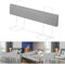 Ikodm Bettgitter rausfallschutz Bett 150cm Bettschutzgitter für Kinder Höhenverstellbar Bettkantenschutz Verformbar Sicherheitsgeländer, Kinderbettgitter Boxspringbett Kinderbett,Grau, 9095