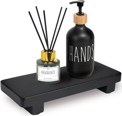 Plateau à savon en bois (noir)