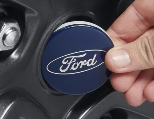 Ford Genuine Single Alloy Wheel Centre Cap 54mm Blue x1 For Custom Fiesta Focus EcoSport Edge C-Max B-Max Kuga Mondeo Puma Transit 1429118