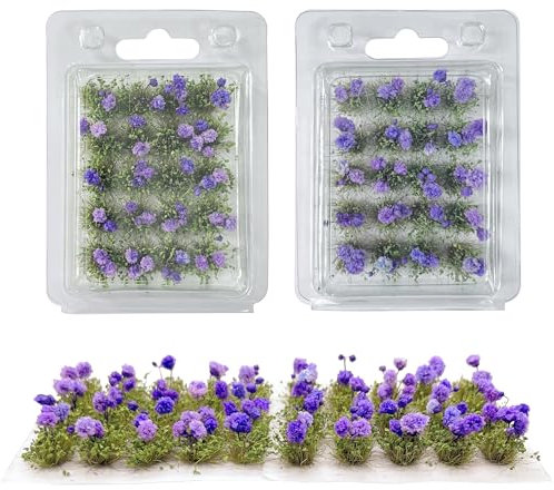 Woohome Flower Grass Sandtischset Blume Modellbau Terrain Model Kit für Miniaturlandschaften, Flower Grass,Sandtisch Themenmodelle, Landschaftsmodell (Stil 2-5)