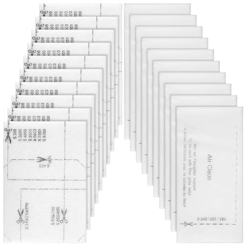 YOUNGSAY 20 Pezzi Filtri per Miele Aspirapolvere Complete C1/C2/C3, Incluso 10 Filtro di Protezione del Motore e 10 Filtro Aria di Scarico, Compatibile C1/2/3, S4 S5 S6 S8 S4000 S5000 Eccetera Serie