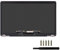 FTDLCD® 13.3 Inch LCD Screen Complete Display Screen Assembly for Apple MacBook Pro Retina 13 A1989 EMC 3214 3358 A2159 EMC 3301 A2251 EMC 3348 A2289 EMC 3456 2018 2019 2020 (Silver )