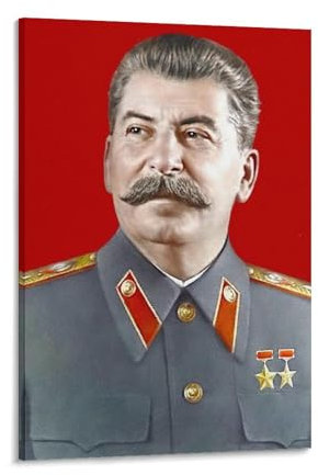 PURRCOCO Joseph Stalin Poster, Anführer der Kommunistischen Partei Russlands, 10, Leinwandkunst, Poster und Wandkunst, Bild, Druck, moderne Familiendekoration, Poster, 60 x 90 cm