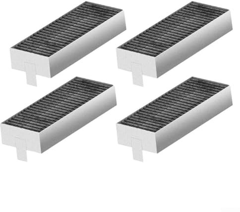 Getdoublerich Aktivkohlefilter Zubehör, 4X Dunstabzugshaube Ersatzfilter für Siemens HZ9VRCR0 für Bosch HEZ9VRUD0 17004796 Verbessern Sie die Luftzirkulation in Ihrem Zuhause