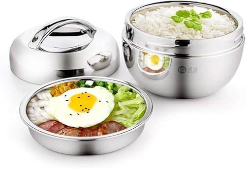 Lonchera aislada de acero inoxidable para mantener la comida caliente durante 1 2 horas, doble capa, recipiente termo sin BPA, 1,3 L (tamaño: 1,3 L)
