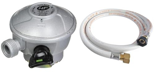 Dipra 11201 Détendeur Quic on Butane Efli-Malice Rapide, Gris & Somatherm B657-10 Flexible caoutchouc butane/propane 10 ans 1,00m, Gris