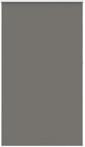 vidaXL Verdunkelungsrollo Grau 125x210cm Stoffbreite 121,6cm Polyester, Rollo, Klemmfix, Thermorollo, Verdunklungsrollo, Klemmrollo, Fensterrollo