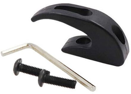 Ukbzxcmws Juego de gancho de transporte para gadget para scooter eléctrico, gancho frontal para scooter eléctrico, bolsa de gadget, gancho frontal