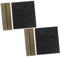 GETAJGHSD 2St Retro-Tafel gelbes Klebeband Kommode doppelseitige Tafel Außendekoration Fototafel Vitrine Mini Kreidetafel Tischdekoration Vintage Zierrahmen Ornament-Bilderrahmen Holz Black