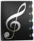 Ohulelks Sheet Music Folder Sheet Music/Holder Writable & Detachable Choir Folder 60 Pages, Fits Letter Size A4 Black