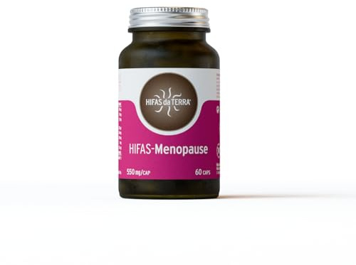 HIFAS DA TERRA - HIFAS-Menopause Pilze Extrakte aus Reishi, Löwenmähne und Cordyceps, Menopause Kapseln Supplement zur Unterstützung in den Wechseljahren - Dose 60 Kapseln