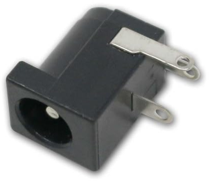 world-trading-net DC-Buchse 2,5 mm x 5,5 mm für Printmontage (THT) – Hohlbuchse mit Schaltkontakt – Lötbare Strombuchse für Arduino, DIY & Elektronikprojekte