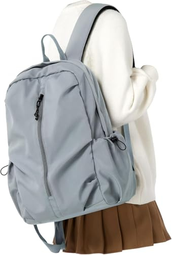 Rucksacktasche College Damen Herren, Schulrucksack Teenager Jungen Mädchen Groß, Rucksack Mit Laptopfach Wasserfester Lässig(Blau)