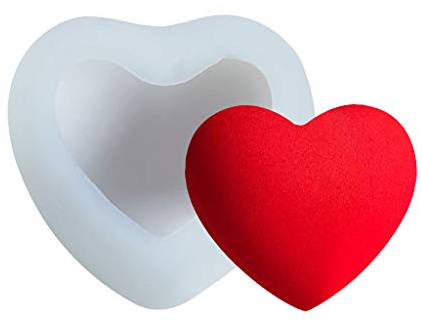 Gießform für Schmuck, Seife, Harz, Herzdekoration, Silikonform, Entferner, Gel, Badezimmer
