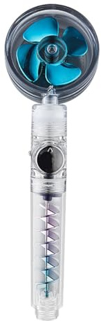 Handbrause mit Druck, wassersparend, abnehmbare Sprühdüse, Badezimmer, Duschkopf, Sprühkopf, Hotel, Badzubehör, Blau