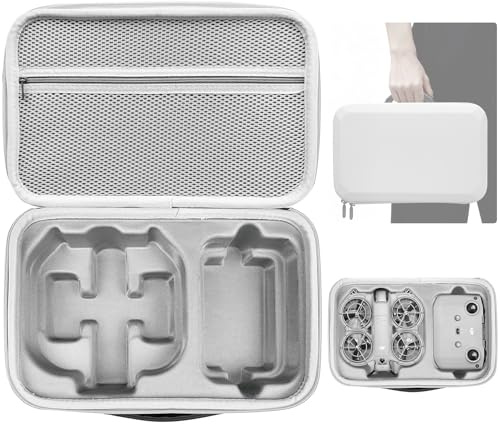 Honbobo Tragetasche Tasche für DJI Neo 2, Case Reisetasche Schutztasche Aufbewahrungstasche Bag Zubehör für DJI Neo 2 Fly More Combo, NEO 2 Drohne mit Antenne/RC-N3 Fernsteuerung/Akkus/Zubehör Schutz
