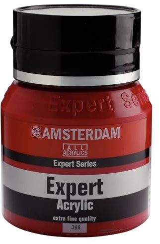 Amsterdam Expert Series Acrylic Paint Quinacridone Rose 366-400 ml - Artist Quality - Heavy Body - Excellent Lightfastness - Versatile Use