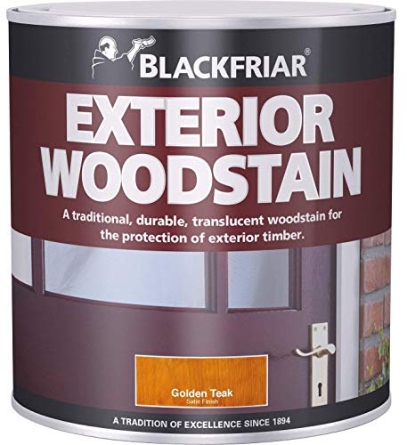 Blackfriar BKFTEWSRM1L Traditional Exterior Woodstain, 1 Litre, Rich Mahogany