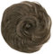 CAISHA Haargummi Bella Hochsteckfrisuren Haarteil Hochzeitfrisuren Voluminös Leicht Gewellt Hitzebeständige Kunstfaser DM17cm Hellbraun G8B