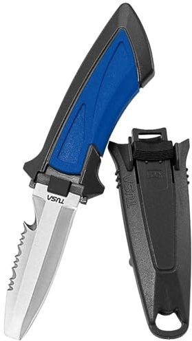 TUSA Mini FK11 Blunt Tip Scuba Dive Knife in Cobalt Blue Size - - One Size
