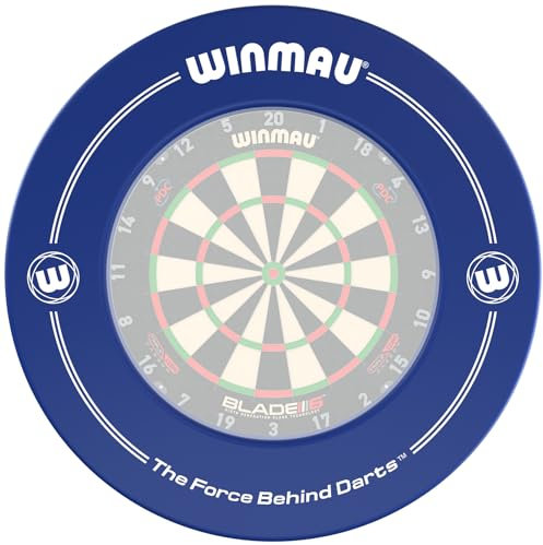 Winmau Printed Blue Dartscheibe Surround Suitable for All Winmau Bristle Dartboards