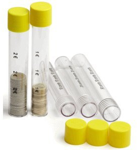 Inkiess Sichtbox 10 Euro-Cent transparent/gelb