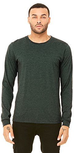 Bella + Canvas Unisex Jersey Long-Sleeve T-Shirt - WHITE - XS - (Style # 3501 - Original Label)