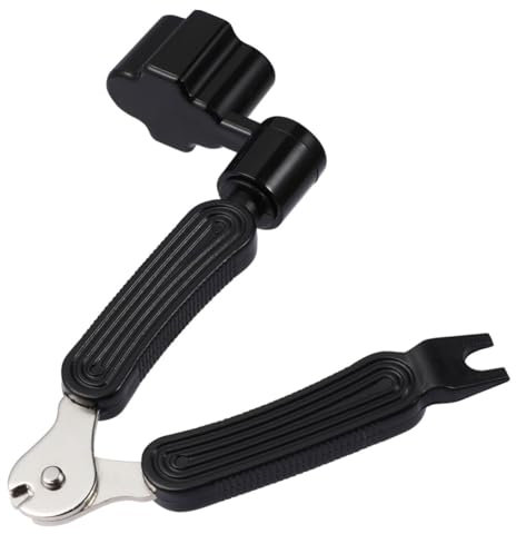 Rosenice - Avvolgicorde per chitarra, con tagliacorde integrato ed estrattore per pioli, 3 in 1