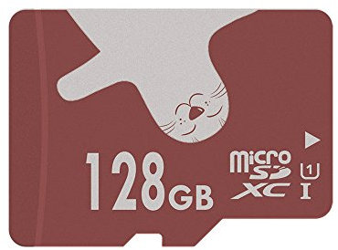 ALERTSEAL 128 Go Carte mémoire Micro SD Classe 10 pour Smartphone, Tablette avec Adaptateur SD (U1 128GB)