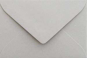 50 / Briefumschläge/Mini/Visitenkarten/Hell Grau/Miniumschlag / 6 x 9 cm 60 x 90 mm/Verschluss-Technik: feuchtklebend, Grammatur / 120 g/m²