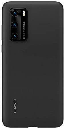 HUAWEI P40 Custodia Cellulare in Silicone, Accessorio Originale, Nero