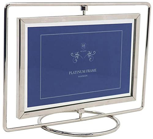 Henzo Platinum Landscape Swing Bilderrahmen, Metall, Silber, Bildformat 13x18 cm