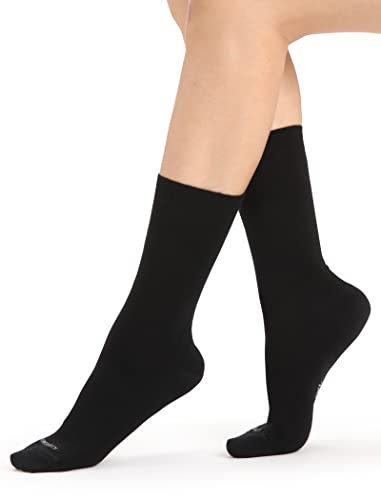 ICEBREAKER - W Lifestyle Fine Gauge CreICEBREAKER - W - Black