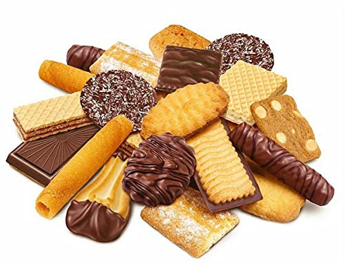 Lambertz Gebäckmischung II Wahl mit Zartbitter Vollmilch und weißer schoko 1000g x 3