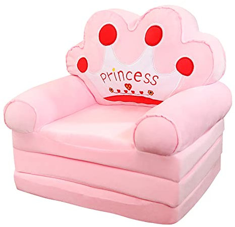 YUDIZWS Kindersessel Ausklappbar Plüsch-Kindersofa mit Rückenlehne ab 1 Jahr Babysessel Für Spielzimmer Kinderzimmer,C