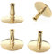 NKlaus 4X Kerzenhalter Messing Gold Kerzenständer Dünne Altarkerzen Ritualkerzen Bienenwachskerzen bis Ø6,7mm Leuchter Hochzeit 6731