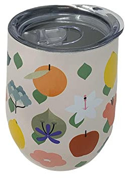 Neavita Spring Happiness - Warmy Mug Tazza Thermos Arancio Coperchio Easy Drink