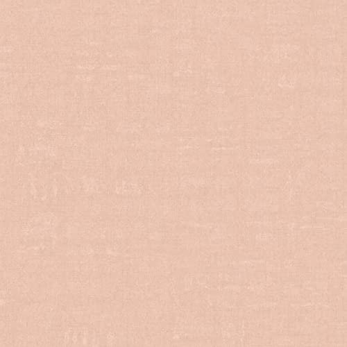A.S. Création Nara 387461 Papier peint intissé uni Rose Beige 10,05 m x 0,53 m Fabriqué en Allemagne