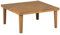 Outdoor Beistelltisch Akazienholz Hellbraun quadratisch 70x70 cm Modern Baratti