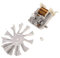 Motore ventilatore Forno, fornello 42826762 CANDY