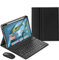 KMXDD Keyboard Case Compatible with iPad Mini 6th Generation Case with Keyboard Mouse Support Pencil Charging Color Keys Removable Bluetooth Keyboard (Black)