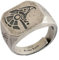 MAGIIE Offener Ring Herren, Auge des Horus & Anubis, Silber, Schmuckring (Silber Horus)