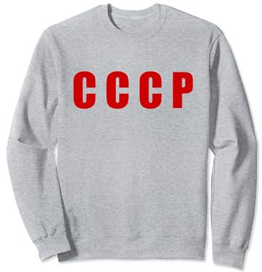 CCCP UdSSR Sowjetunion Hockey-Uniform 1980 Vintage Retro Sweatshirt