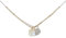 Bixorp Mondstein Chakra Halskette – Handgefertigter Mondstein Anhänger – Vergoldete Edelstahlkette auf Geschenkkarte mit Geschenkumschlag – (36 cm + 8 cm verstellbar)