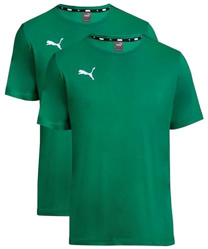 PUMA T-Shirt 2er Pack Doppelpack - Green - Gr. L